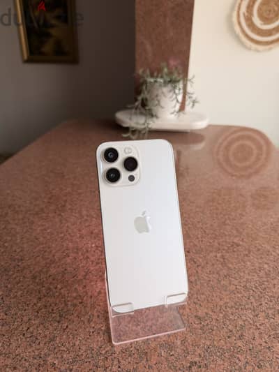 Apple - iPhone 14 Pro Max Silver 256G ايفون ١٤ برو ماكس فضي