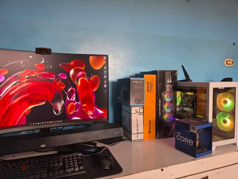 pc gaming I9 12900k Rx 7800XT 3
