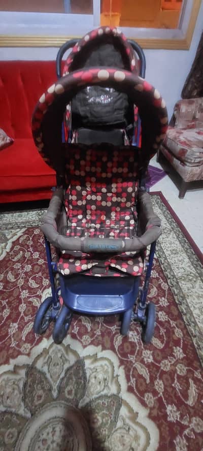 عربة اطفال مزدوجة