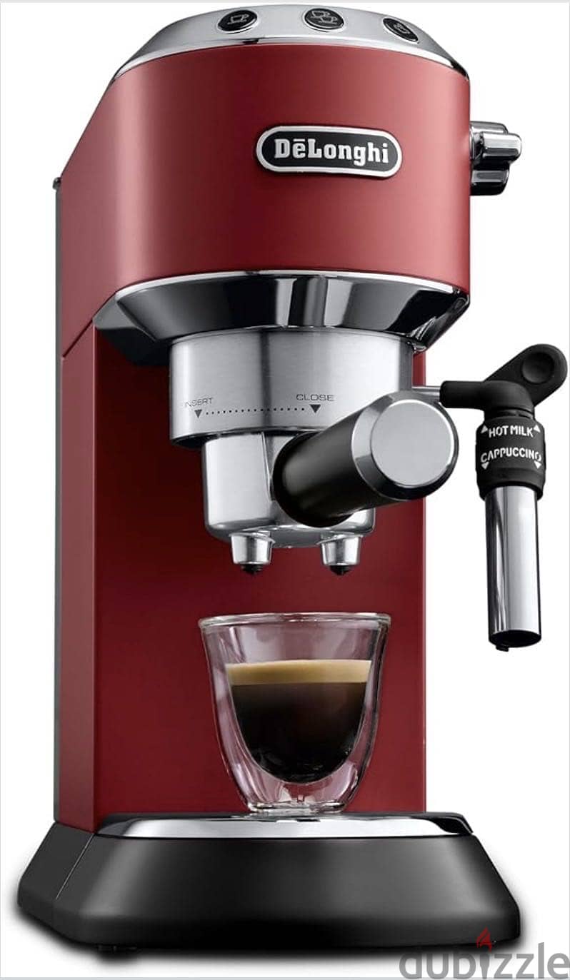  De’Longhi Espresso Coffee Machine – Red | Like New 1