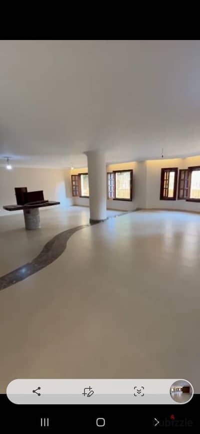 Ground-floor apartment for rent with a private entrance in South Al-Akadimiya; 4 bedrooms (all master bedrooms), a large living room, a kitchen, and a