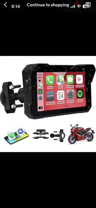 Aileway Motorcycle CarPlay Screen
