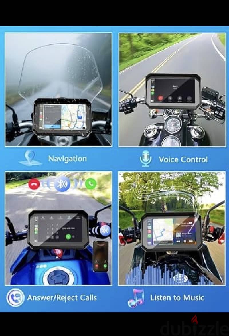 Aileway Motorcycle CarPlay Screen 1