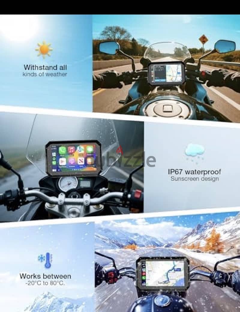 Aileway Motorcycle CarPlay Screen 3