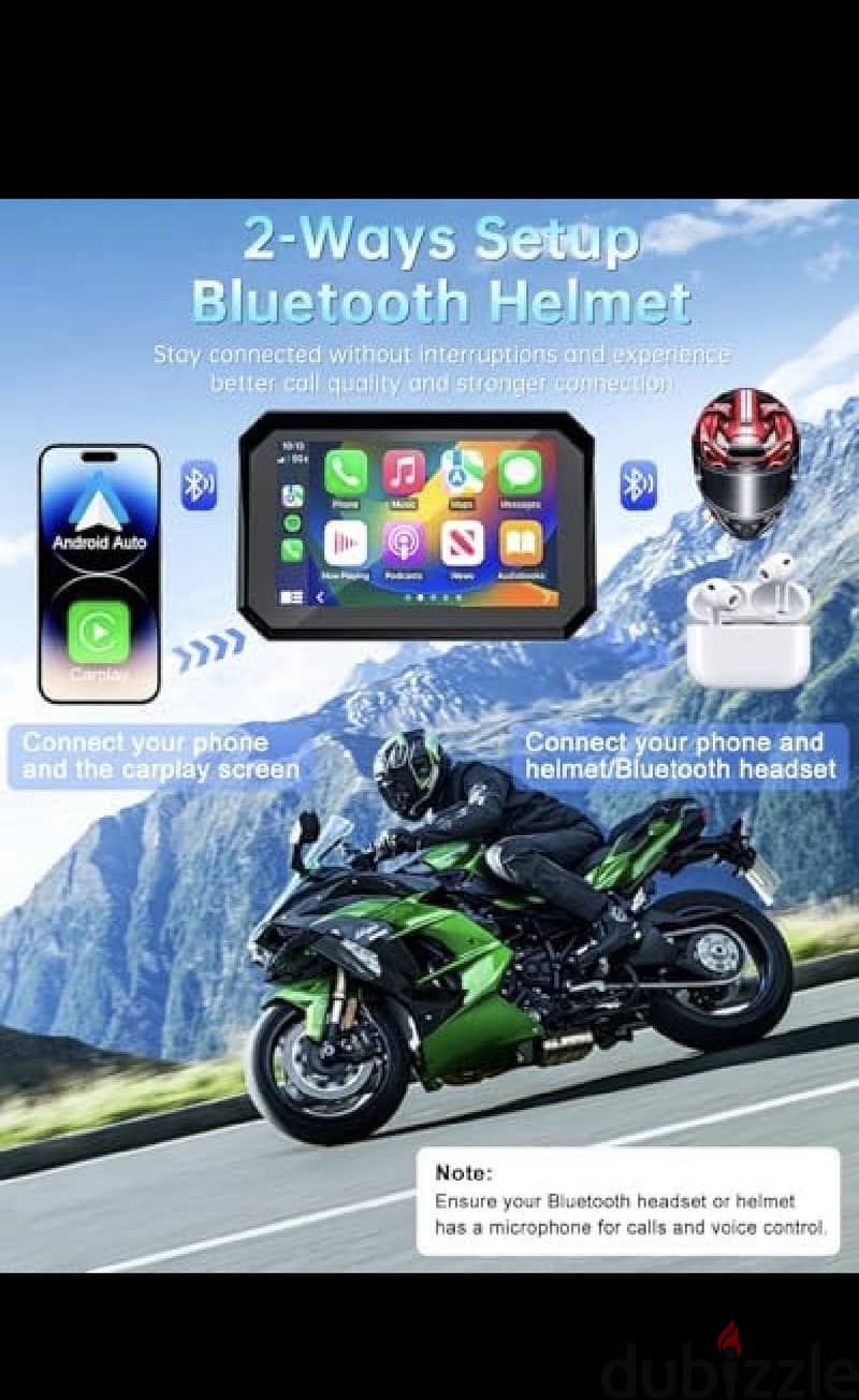 Aileway Motorcycle CarPlay Screen 4