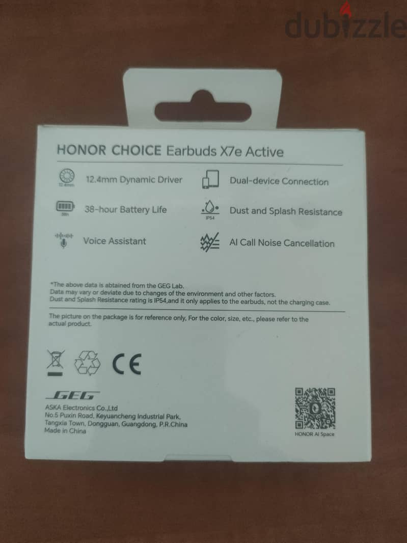 Honor earbuds x7e Active 1