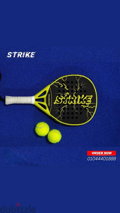 Strike Thunders Padel Racket - 18K Carbon (Brand New & Sealed)