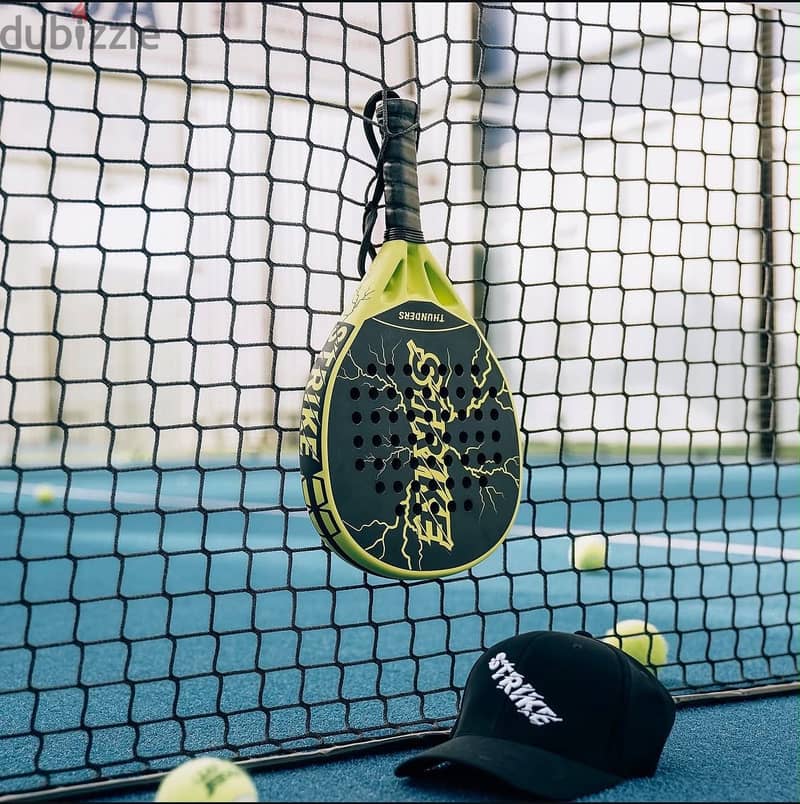 Strike Thunders Padel Racket - 18K Carbon (Brand New & Sealed) 4