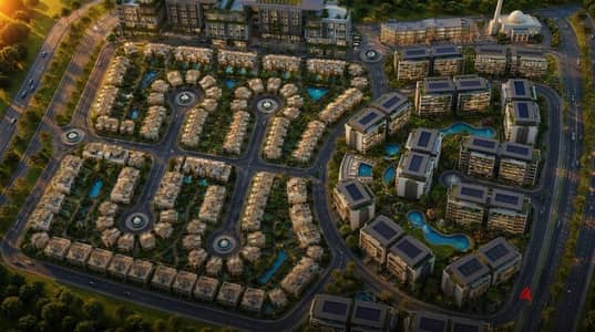 امتلك شقه مميزه في قلب القاهره الجديده بمقدم 1% 46000 الف مساحه 115م وقسط 46000الف