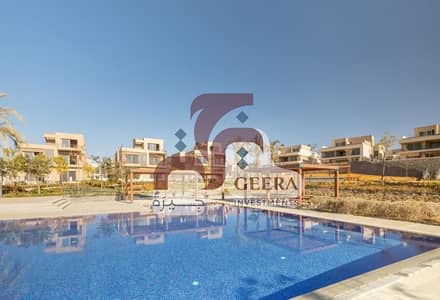 فاميلي هاوس علوي مميز بإطلالة مفتوحة | Palm hills new Cairo