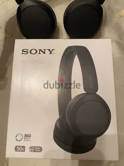 Sony WH-CH520 Wireless Headphones - Black