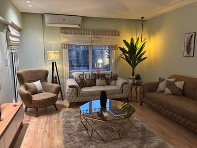 Apartment for sale in Al Rehab 2 (First Settlement), fully furnished and equipped with appliances. Located near the Eastern Market services area and G