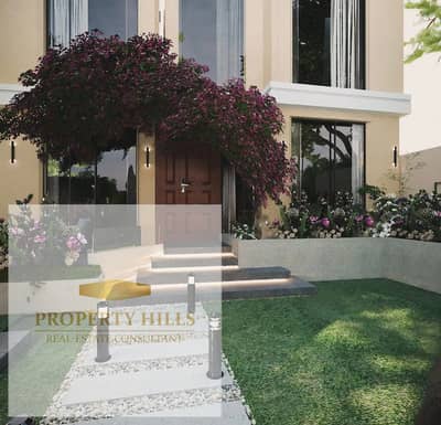 Last villa in compound sarai with garden&roof view landscape