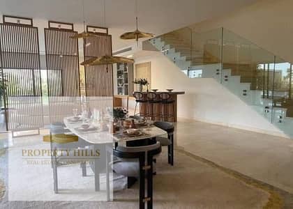 Fully finished 250 sqm villa for sale next to Mountain View in Fifth Settlement New Cairo  Patio Town Compound.