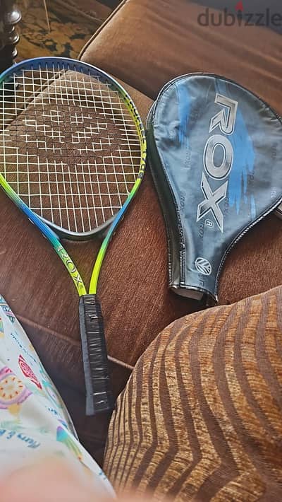 مضرب اسكواش Rox أصلى جديد لم يستخدم مقاس 23 مبتدئين أطفال