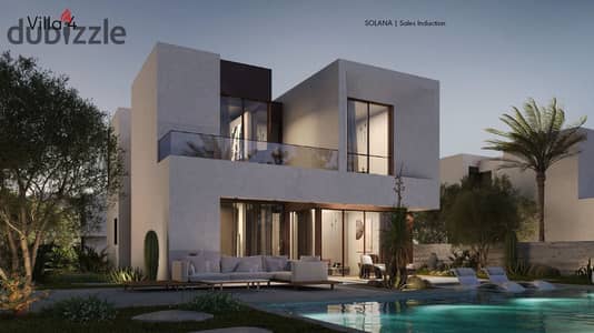 فيلا مستقلة بمساحة أرض 554 متر مربع في كمبوند Solana East القاهرة الجديدة