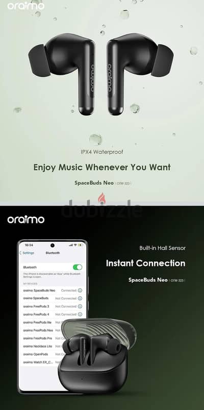 oraimo space buds neo وممكن التفاوض البسيط