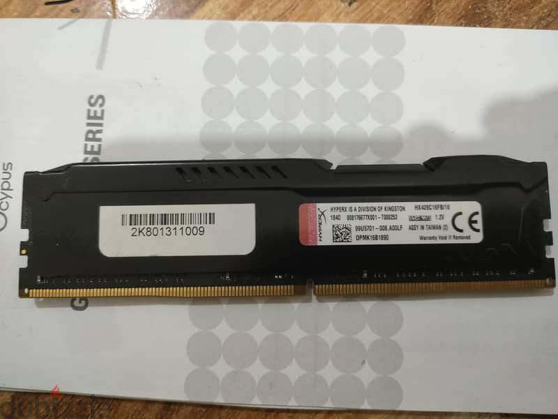 DDR4 HYPERX 16 GB 2600 MHZ 1