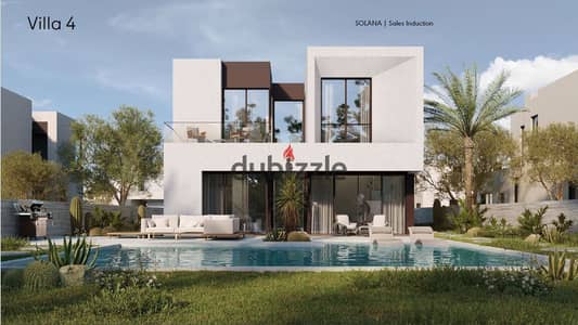 فيلا مستقلة بمساحة أرض 516 متر مربع في كمبوند Solana East القاهرة الجديدة
