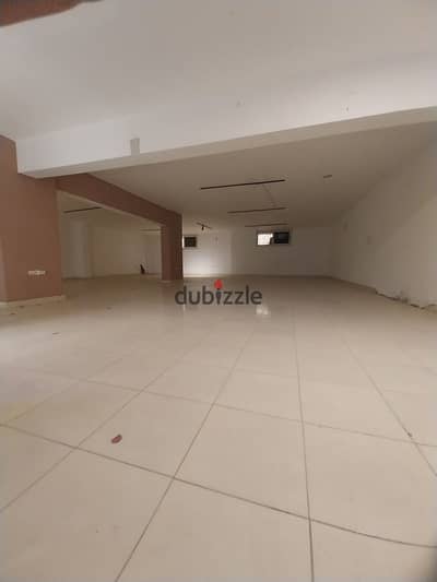 Basement 250 meters suitable for a showroom or storage with ultra-super luxury finishing, ramps, and staircases