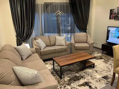 Apartment for sale with hotel finishing kitchen ACS electrical appliances and furniture with a wonderful panoramic view near Sheikh Zayed in October