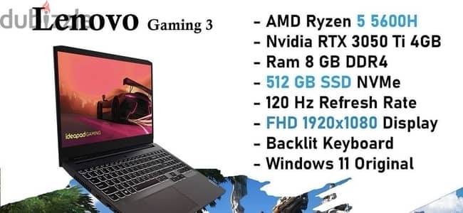 laptop lenovo gaming 3 ideapad