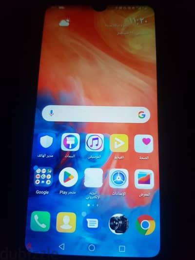 هواوي واى  y7بريم 20190 بدون صيانه مساحه 64 رام 3
