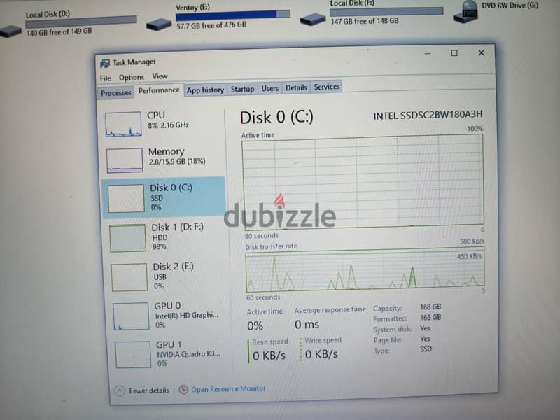 hp zbook g2 4 g Nvidia 9
