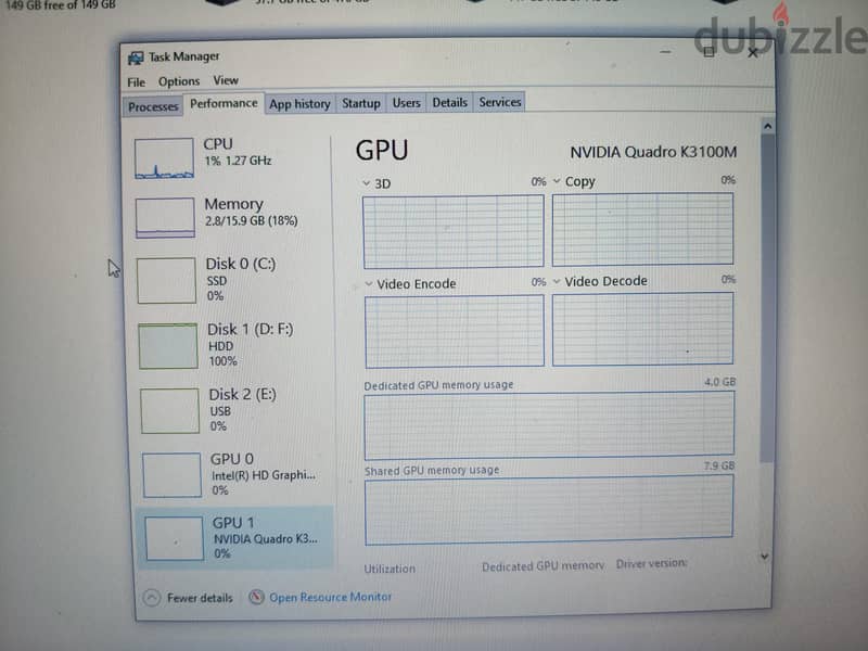 hp zbook g2 4 g Nvidia 11