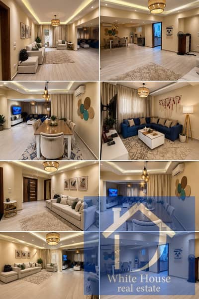 145 sqm Ground Floor Apartment with a 72 sqm Private Garden – Ultra Lux – Degla Palms Compound (Memaar El Morshedy), 6th of October