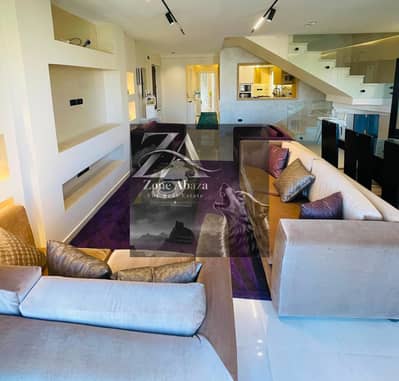 Furnished 3-bedroom hotel-style penthouse for rent in Stone Residence Compound, Katameya, Cairo, with kitchen.