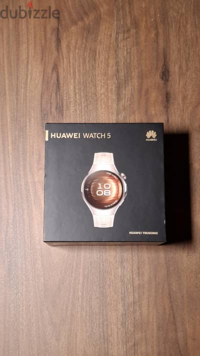 ساعة هواوي ووتش 5 (Huawei Watch 5) - كسر زيرو لون بيج تحفة! ورد السعود