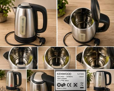 غلاية مياه كينوود أصلية استانلس ستيل – Kenwood SJT400 سعة 1.7 لتر بحال غلاية مياه كينوود أصلية استانلس ستيل – Kenwood SJT400 سعة 1.7 لتر بحال