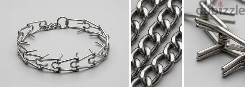 طوق تدريب تعديل سلوك الكلاب معدني (Prong Collar / Pinch Collar) – ستان