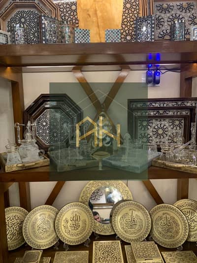 Shop 80 m super lux finishing in the Eastern Market of Al-Rehab next to the market mosque