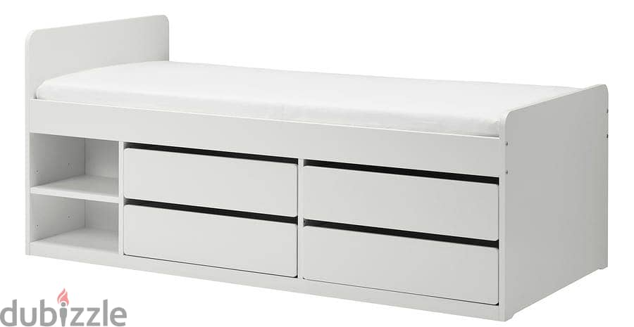 Ikes SLÄKT bed frame & LURÖY bedlines 2