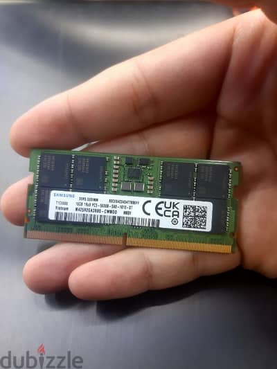 رامات Samsung ١٦ جيجا DDR5 تردد 5600 استيراد