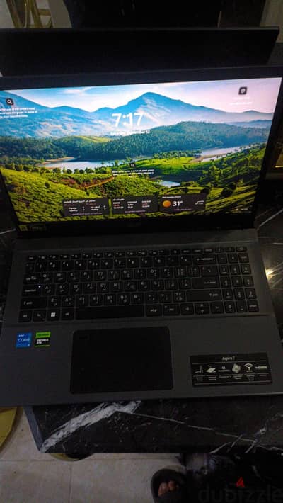 Acer Aspire 7 A715-76G بكل حاجته الاصليه Rtx2050