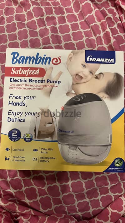 Granzia Electric breast pump استخدام اسبوعين فقط