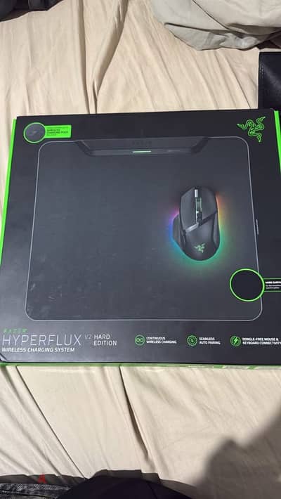 MousePad RAZER HYPERFLUX V2 hard edition wireless charging system