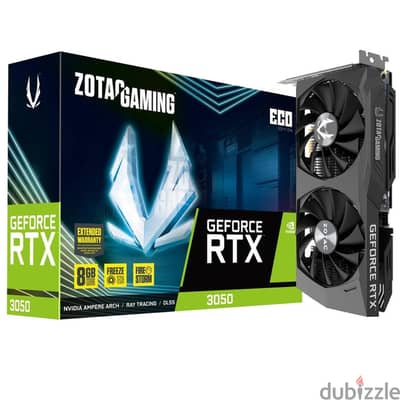 ZOTAC GAMING GeForce RTX 3050 ECO Edition 8GB GDDR6