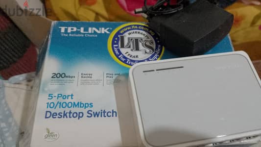 سويتش نت تي بي لينك 5 مخرج TP-Link جديد زيرو بالكرتونة