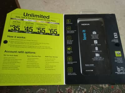 Nokia G300 5G وارد أمريكا بلمعته كالجديد  شاشه 6,5 بوصه مساحه 64 جيجا