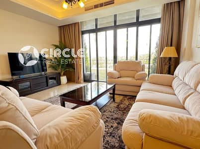 Fully Furnished 160m Ground Floor Apartment For Sale with 180m Garden in Cairo Festival City CFC New Cairo Near Ring Road and Cairo Festival City Mall