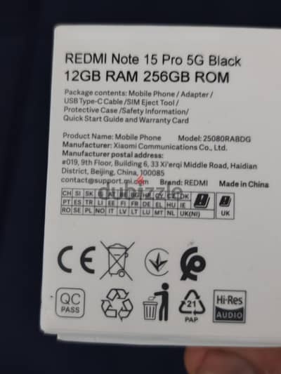 Xiaom notei 15 Pro
