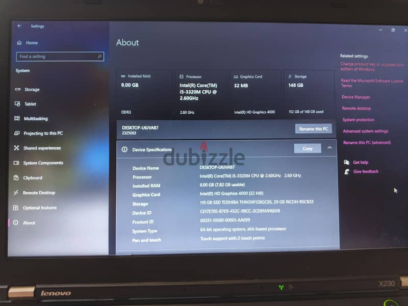 Lenovo Thinkpad x230 1