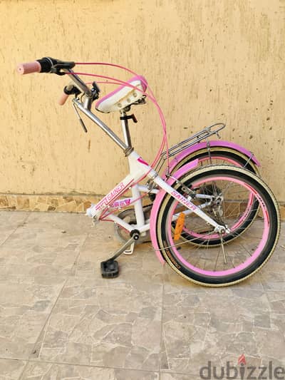 دراجة بناتي قابلة للطي مزودة بالسرعات مقاس ٢٠