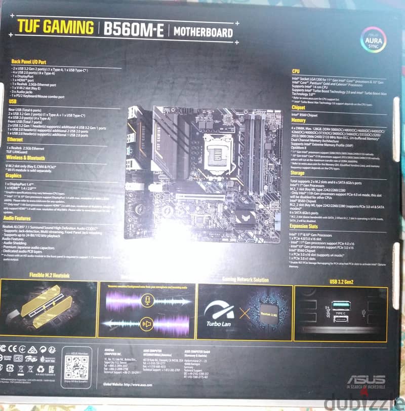 ASUS TUF GAMING B560M-E INTEL 2