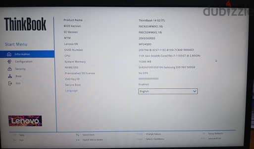 Lenovo ThinkBook 14 G2 ITL – Core i7 جيل 11
