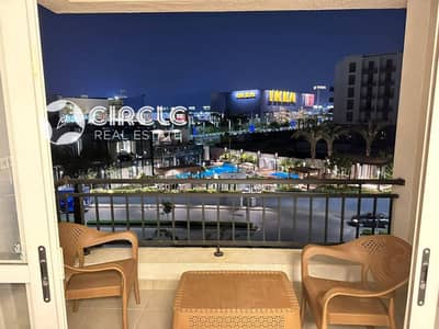 مفروشة بالكامل شقة فندقية 132م للإيجار إطلالة على النادي في كمبوند كايرو فستيفال سيتي Cairo Festival City CFC مجموعة الفطيم Al Futtaim Group